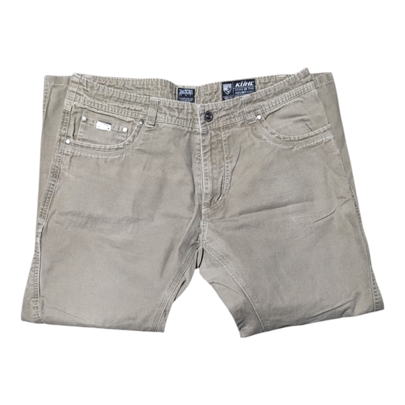 Kuhl Mens Hiking Pants 36X30 Fits 35X29 Khaki Outdoors Camping EUC - Picture 6 of 6